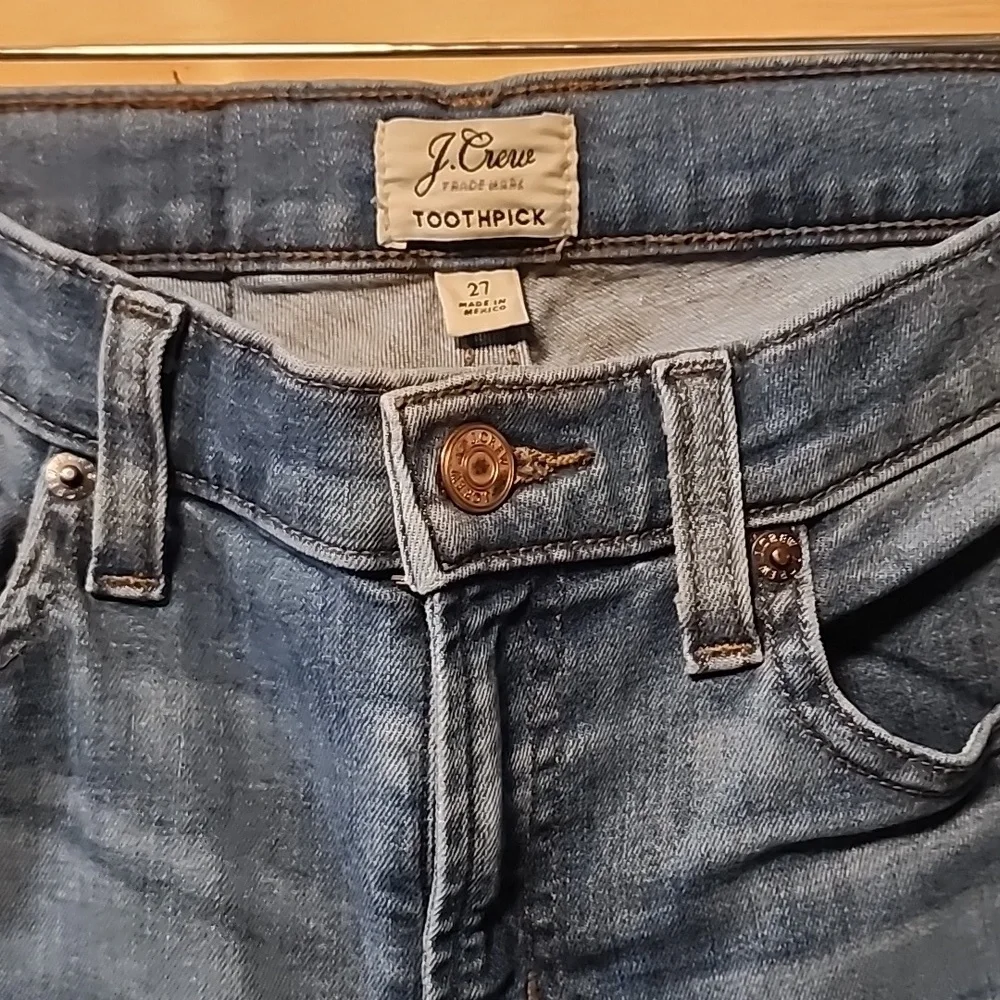 J.Crew Toothpick Jeans size 27